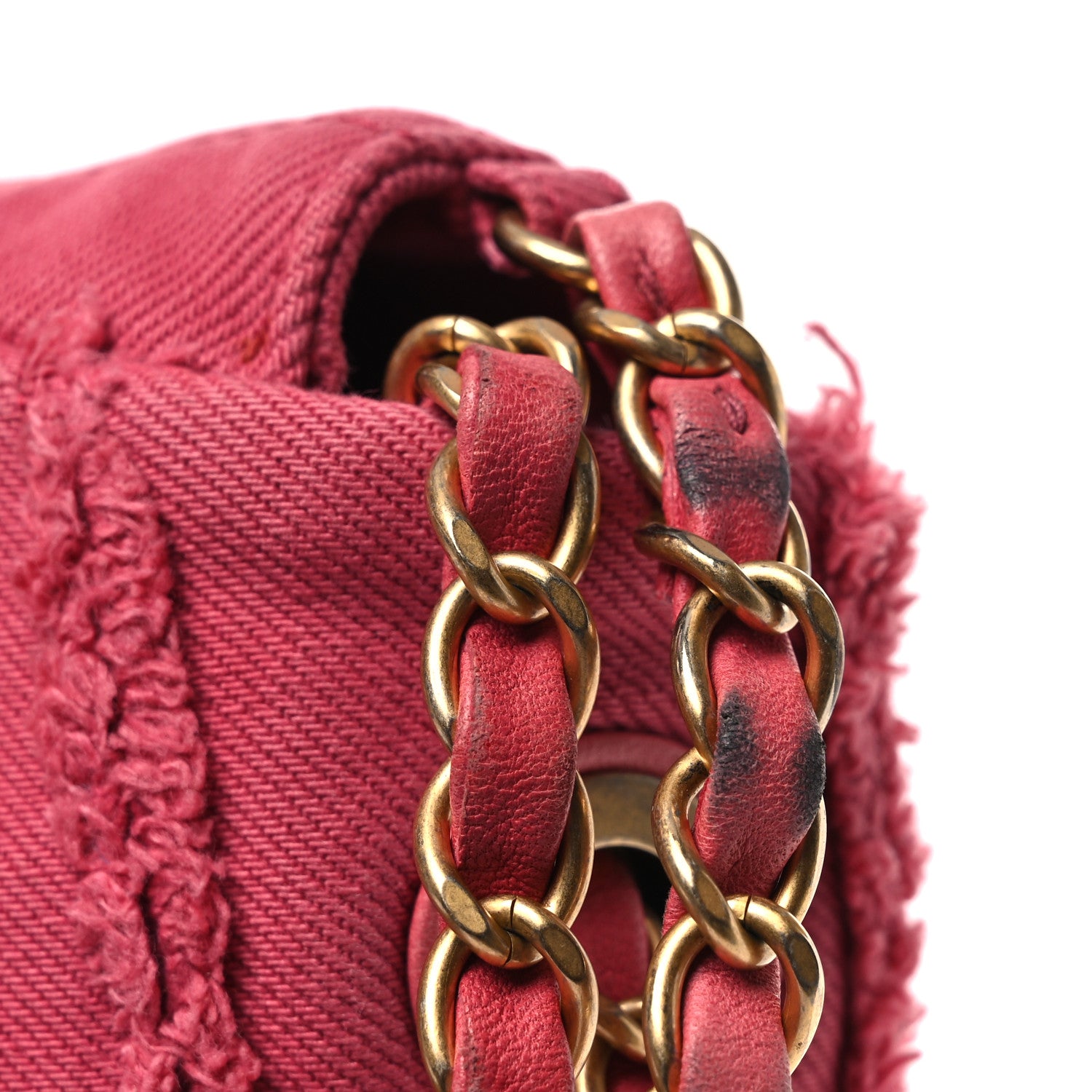 Chanel Denim Coco Flap Pink 13 of 14