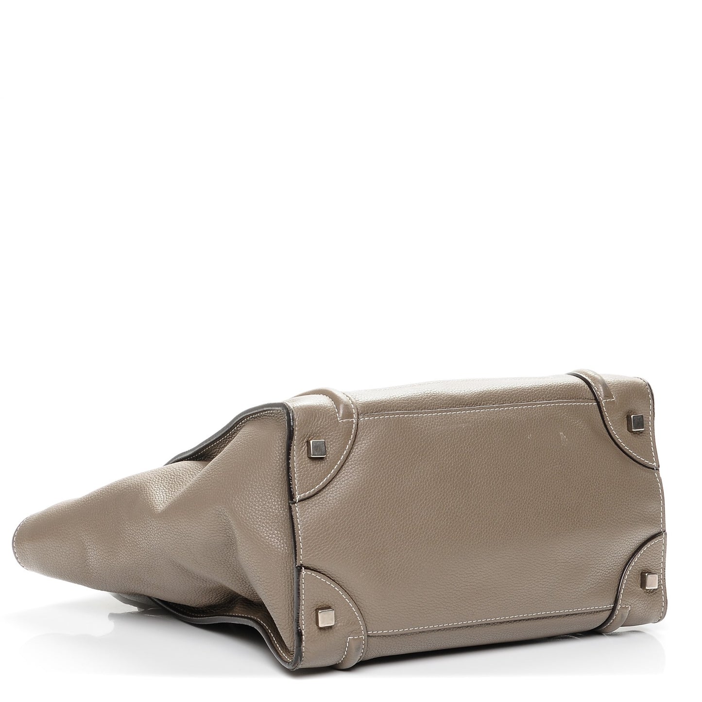 Drummed Calfskin Mini Luggage Souris