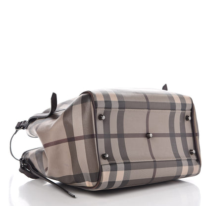 Burberry Smoked Check Small Canterbury Tote Brown 5 of 14