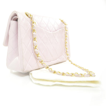 Chanel Lambskin Quilted Small Double Flap Pink 3 of 12