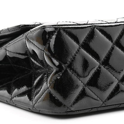 Chanel Distressed Patent Quilted 2.55 Reissue 227 Flap Black 9 of 11