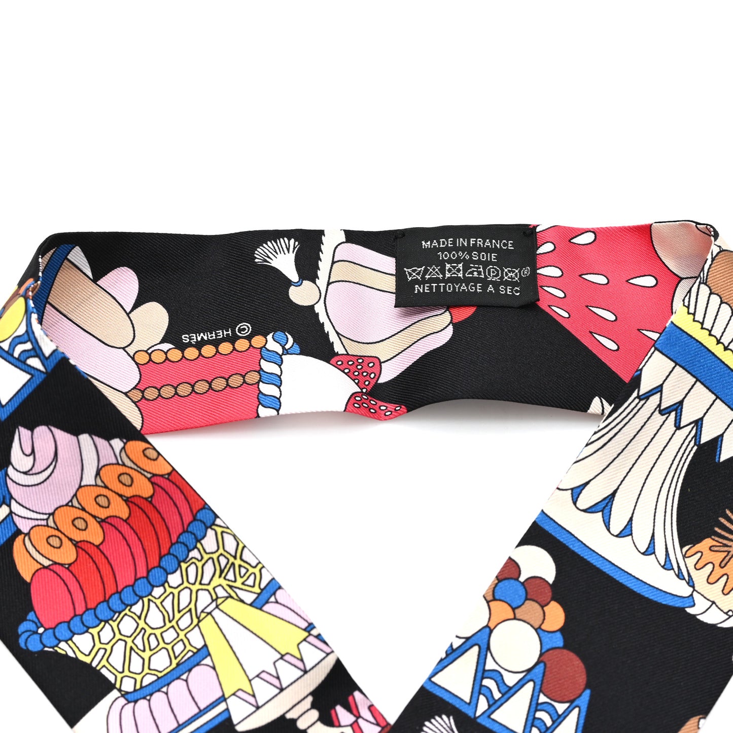 Silk La Patisserie Francaise Charms Twilly Charms Black White Bleu