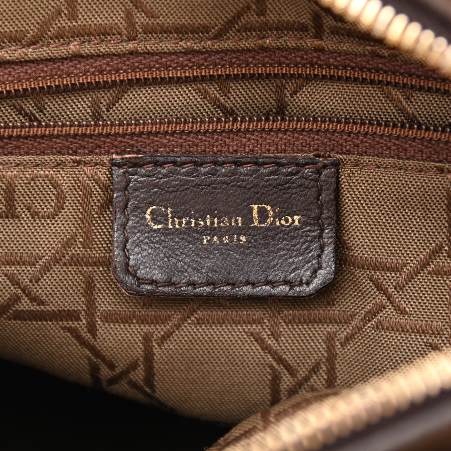 Suede Cannage Medium Lady Dior Brown