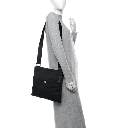 Gucci Guccissima Nylon Messenger Bag Black 2 of 10