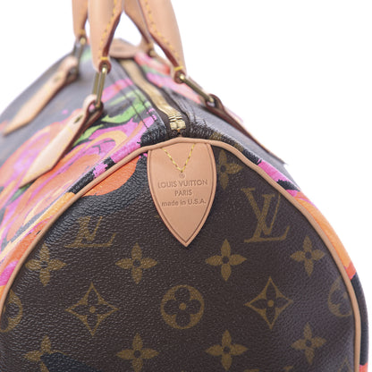 Louis Vuitton Monogram Roses Speedy 30 6 of 10