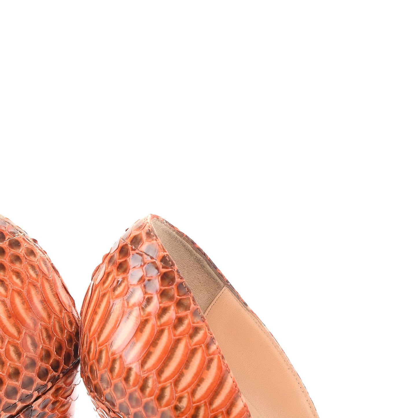 Python So Kate 120 Pumps 39.5 Orange