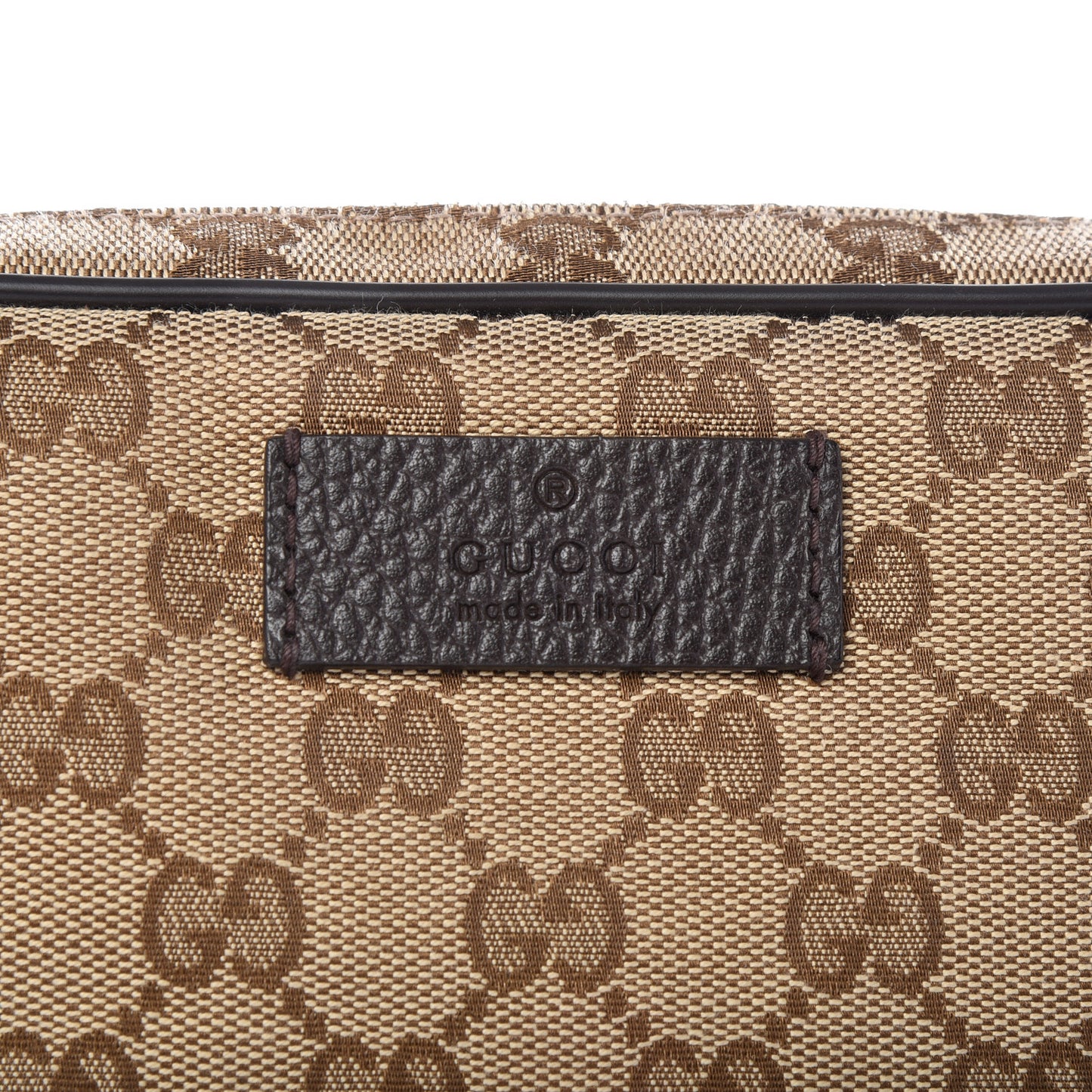 Monogram Belt Bag Dark Brown