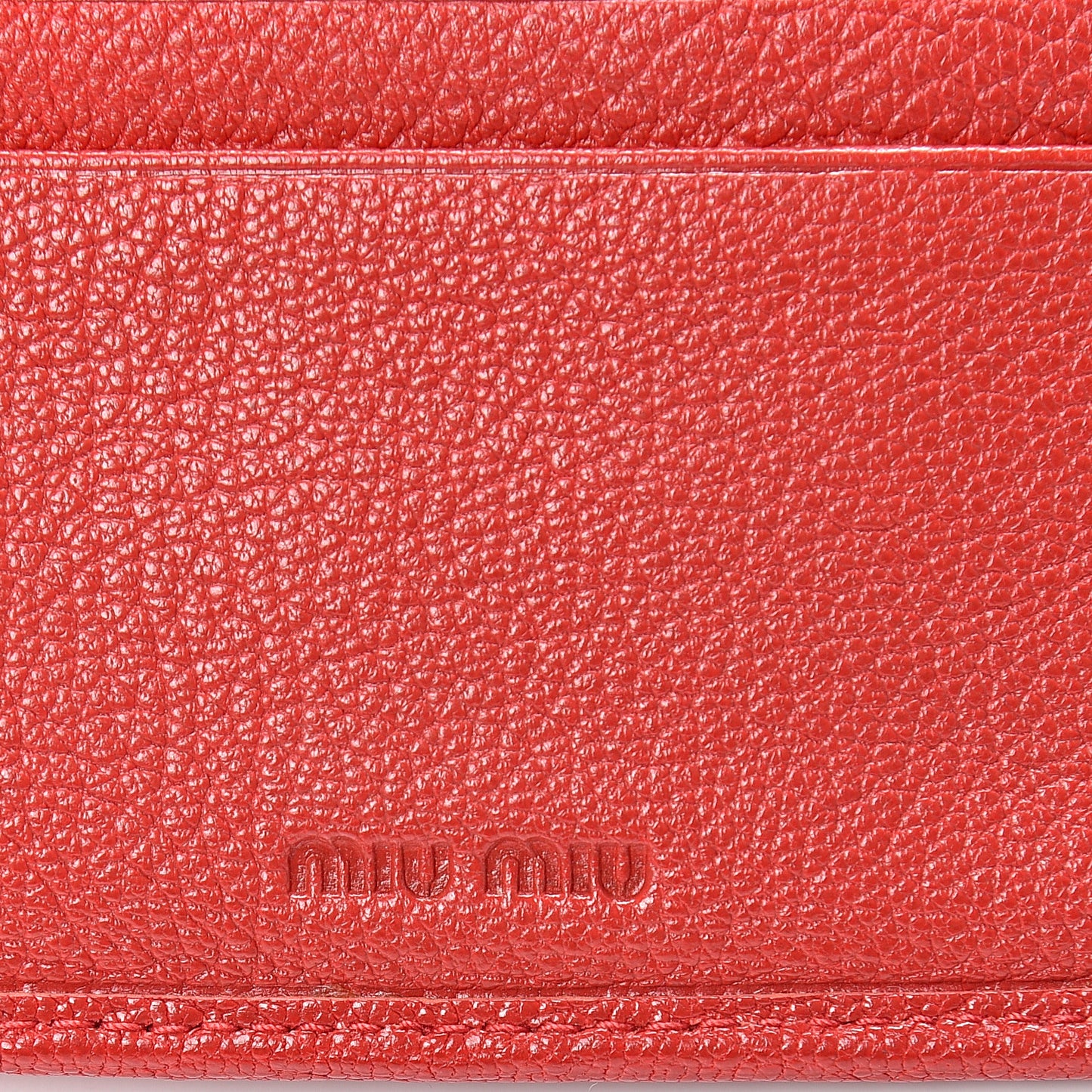 Goatskin Madras Continantal Wallet Rosso