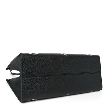 Louis Vuitton Empreinte Monogram Giant Onthego MM Black Beige 4 of 9