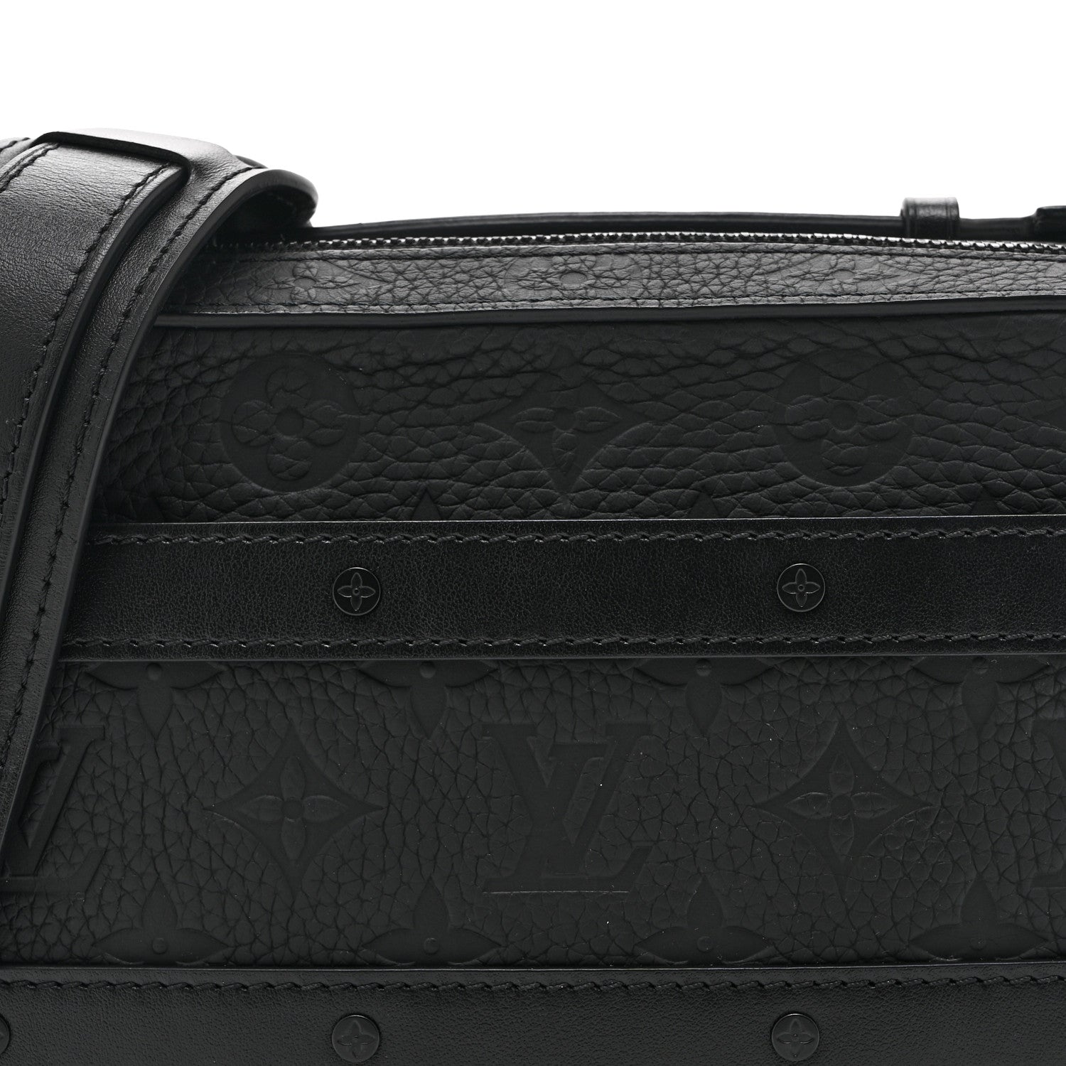 Louis Vuitton Taurillon Monogram Soft Trunk Black 7 of 9