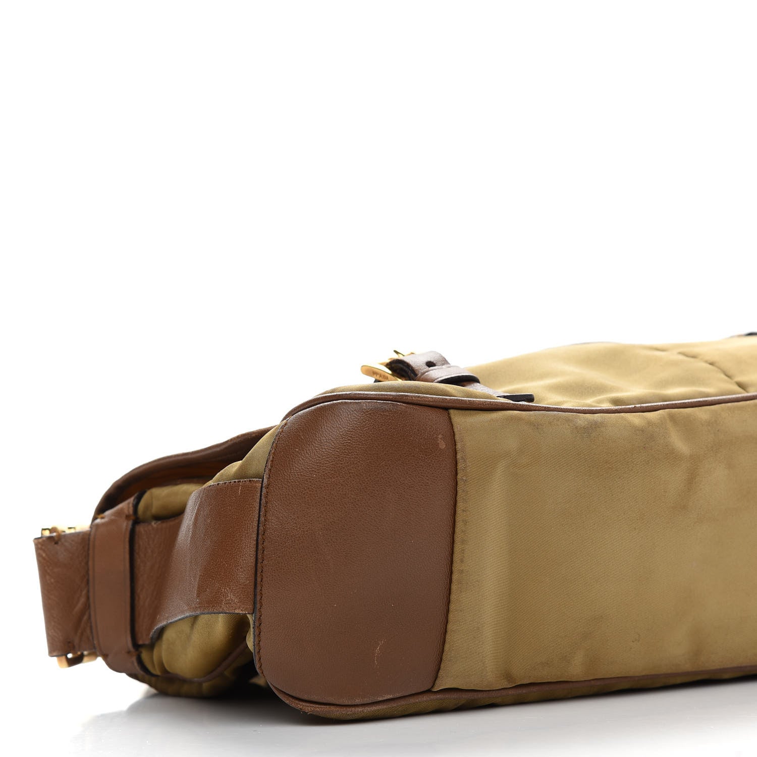 Prada Tessuto Nylon Messenger Bag Tabacco 7 of 14