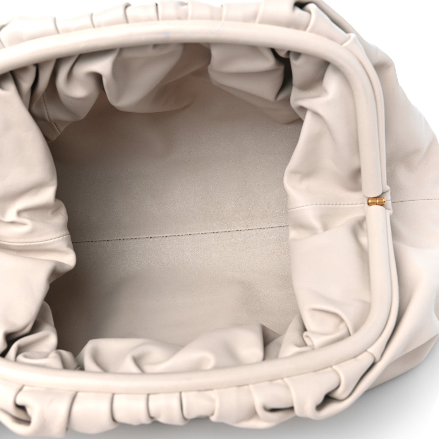 Bottega Veneta Smooth Butter Calf The Pouch Oversized Clutch Mist 5 of 12