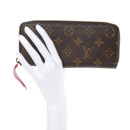 Louis Vuitton Monogram Clemence Wallet Fuchsia 2 of 11