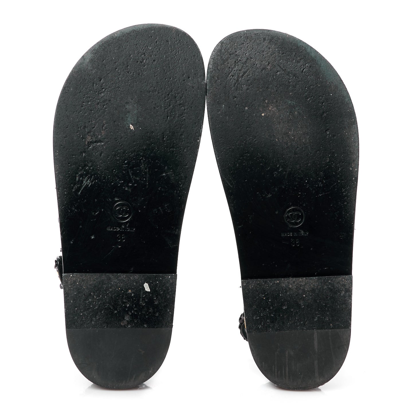 Sequin Knit Velcro Dad Sandals 38 Black