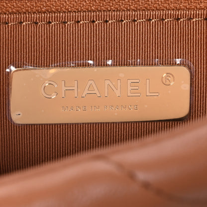 Chanel Lambskin Quilted Medium Chanel 19 Flap Brown 5 of 9