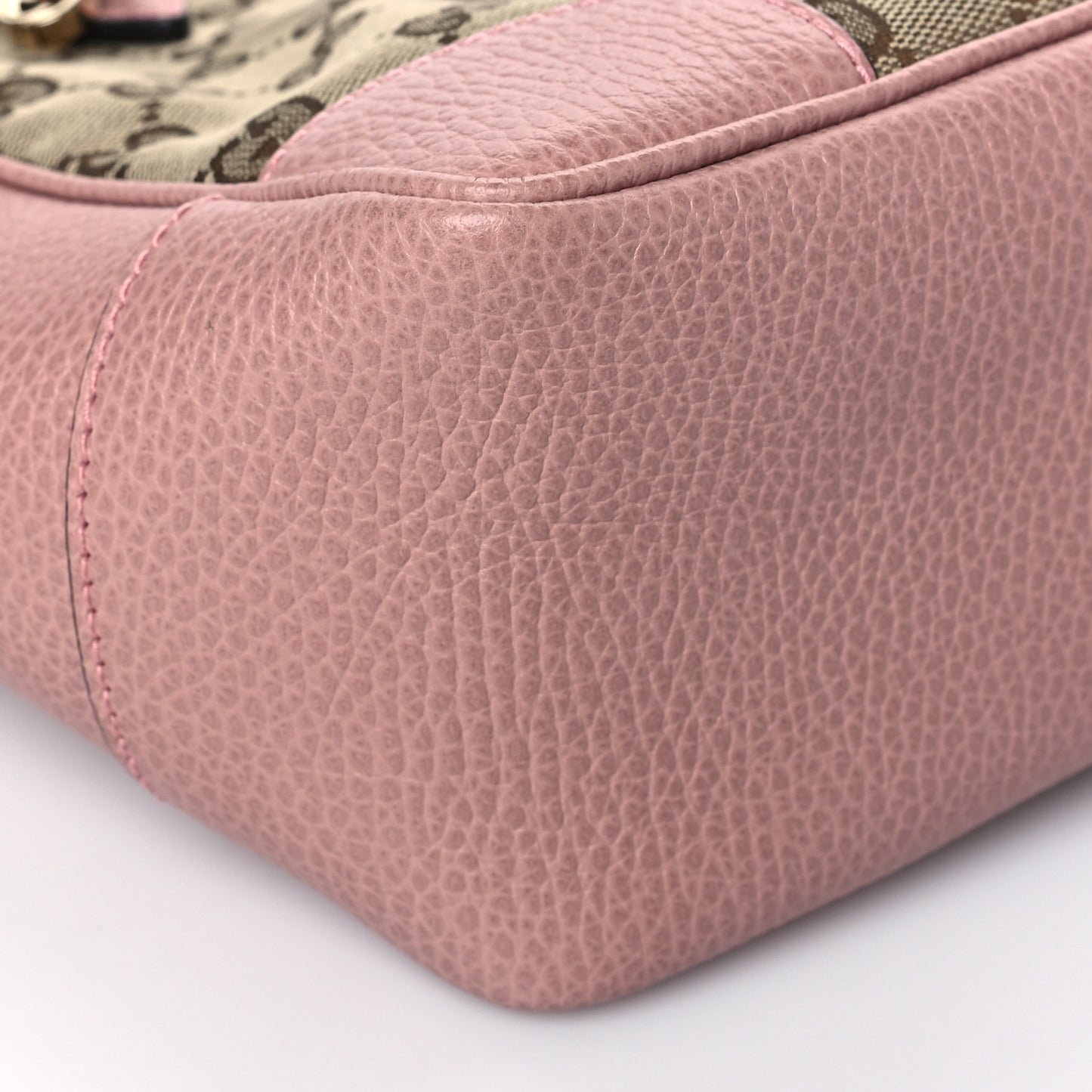 Monogram Small Bree Tote Beige Soft Pink