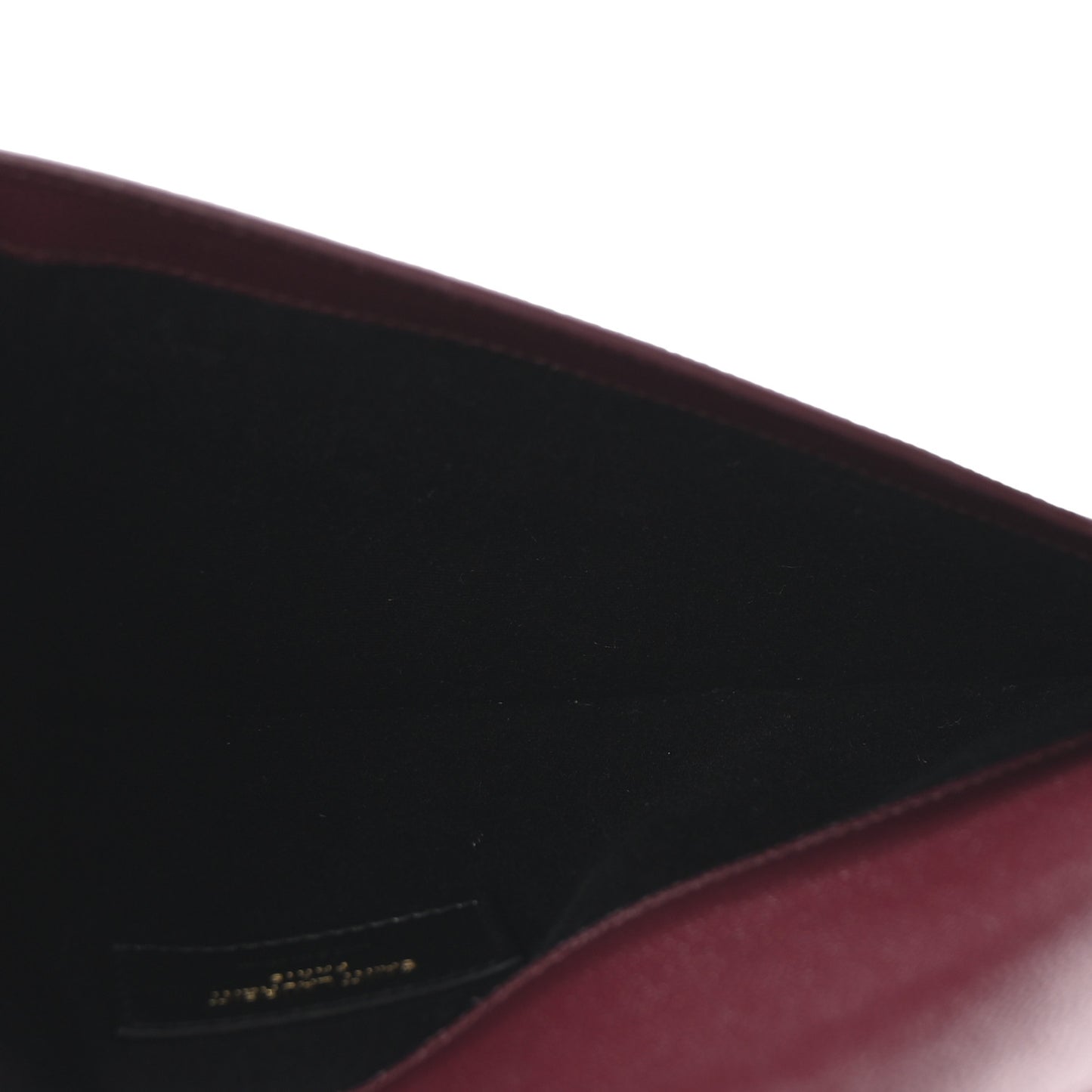 Grain De Poudre Uptown Pouch Burgundy