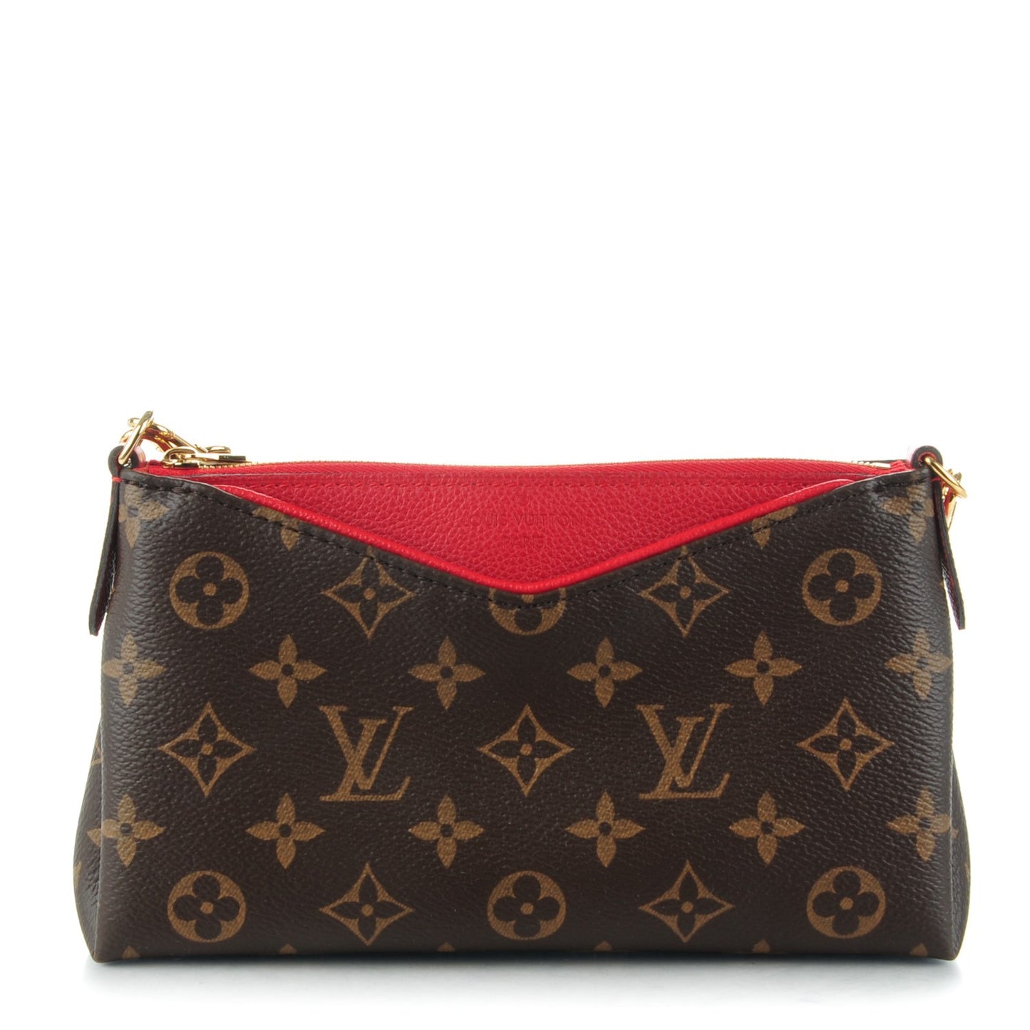 Monogram Pallas Clutch Cherry