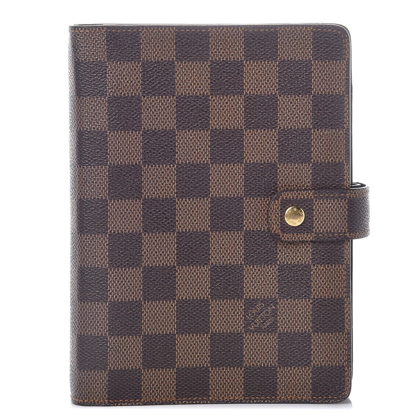 Damier Ebene Medium Ring Agenda Cover