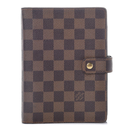 Louis Vuitton Damier Ebene Medium Ring Agenda Cover 1 of 10