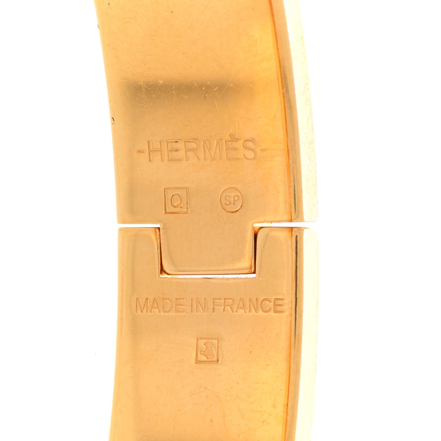 Enamel Narrow Clic Clac H Bracelet PM Lagon
