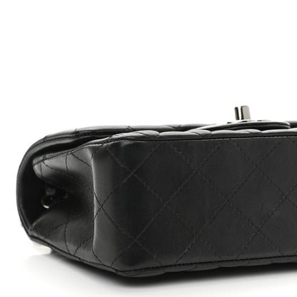 Chanel Lambskin Quilted Mini Rectangular Flap Black 10 of 11