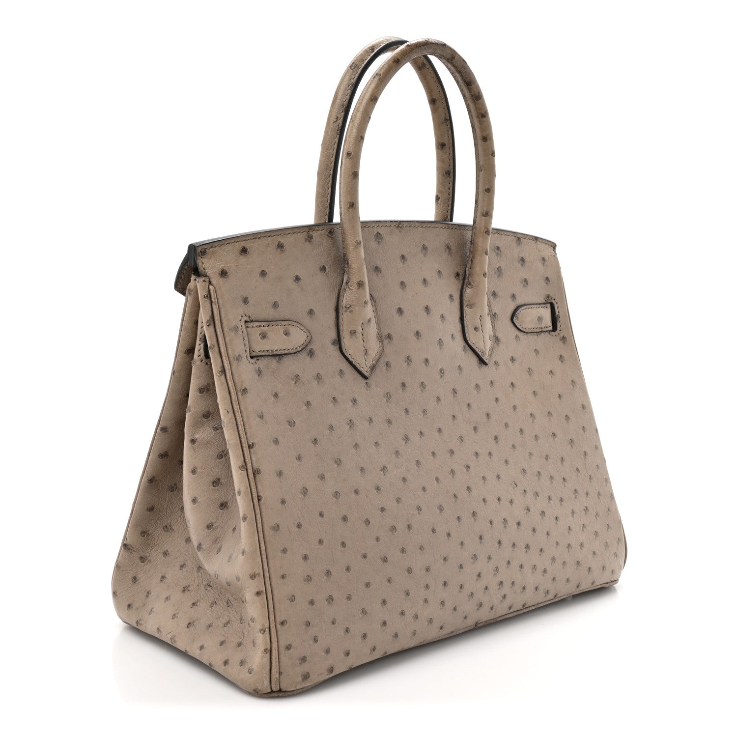 Hermes Ostrich Birkin 30 Mousse 2 of 17