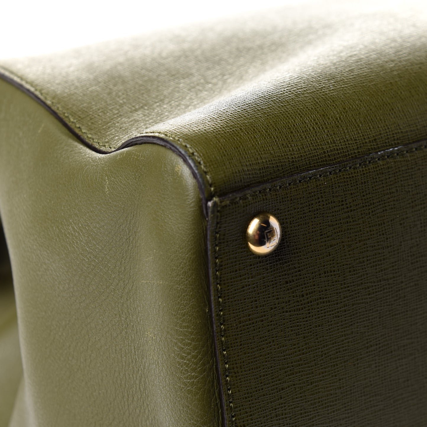 Vitello Elite Flamingo Regular 2Jours Tote Oliva