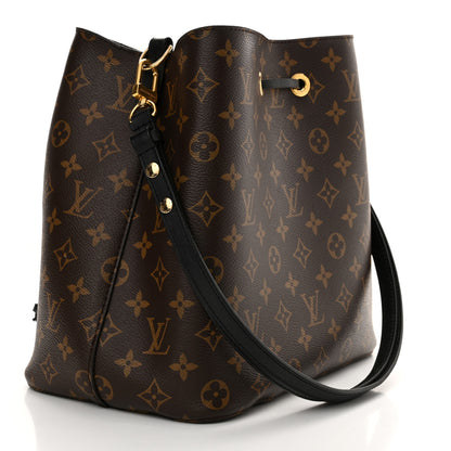 Louis Vuitton Monogram Neonoe MM Black 3 of 12