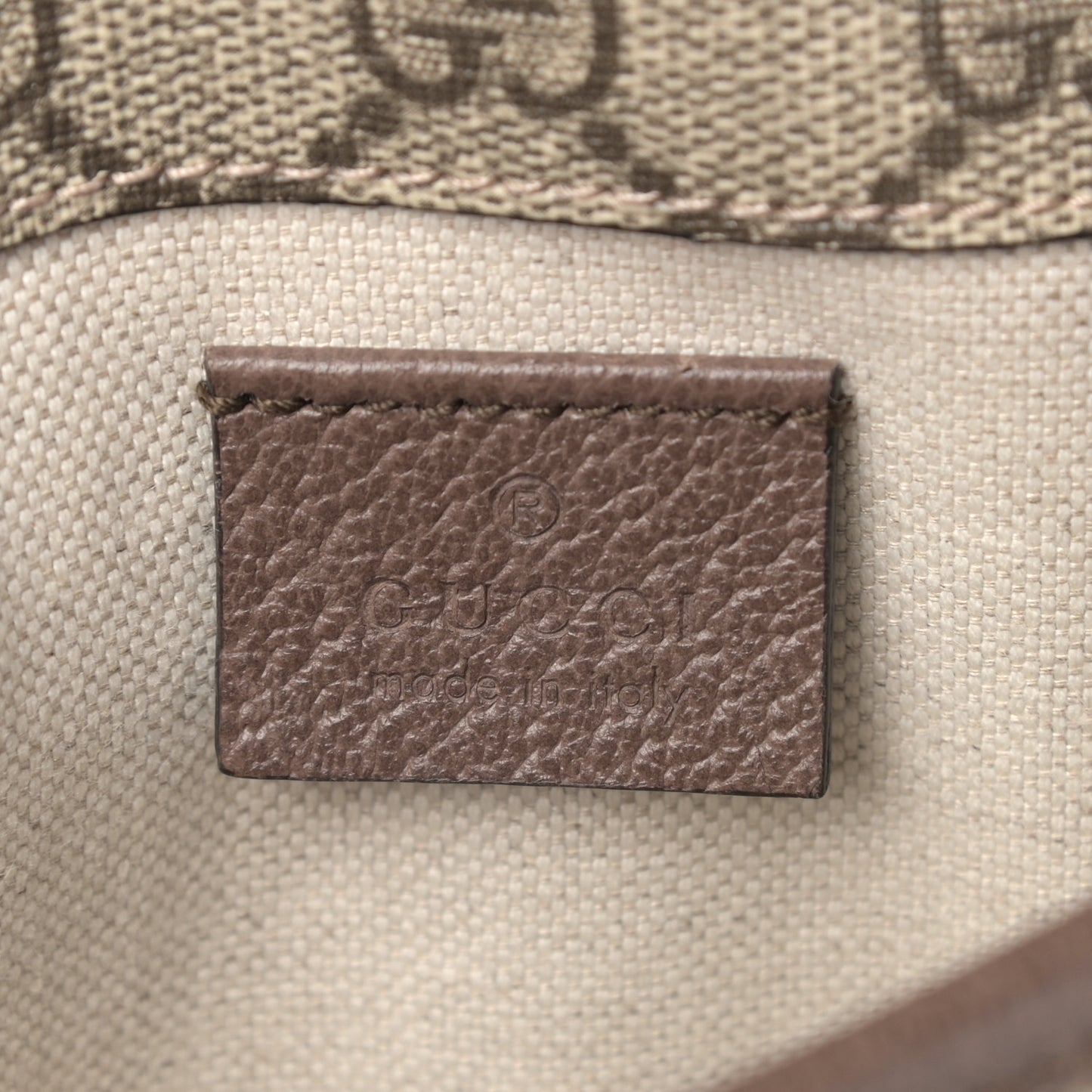 GG Supreme Monogram Neo Vintage Web Belt Bag Brown