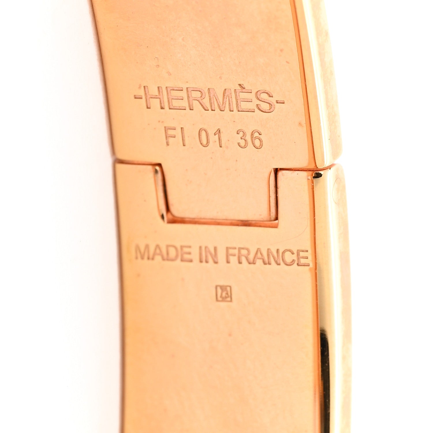 Hermes Enamel Narrow Clic Clac H Bracelet PM Rouge Corail 4 of 5