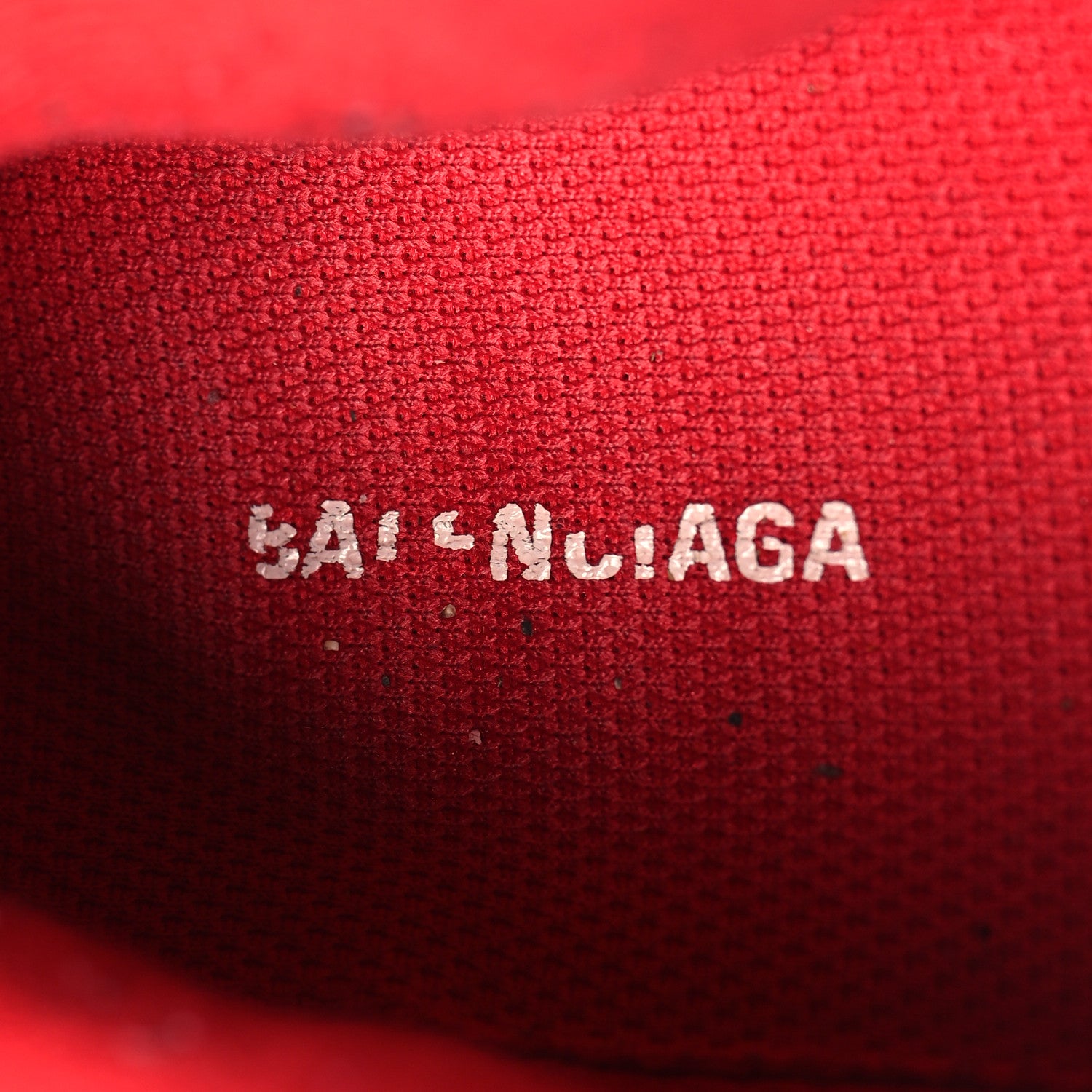 Balenciaga Mesh Nylon Womens Track Sneakers 37 Red 9 of 11