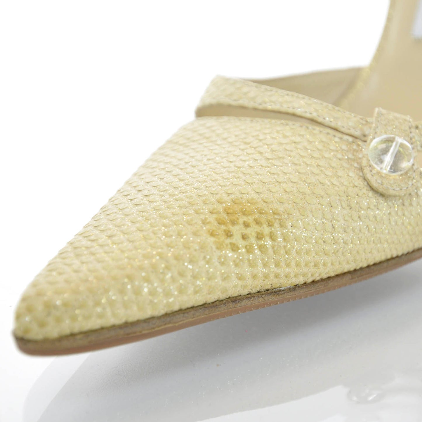 Glitter Fabric Heels 37