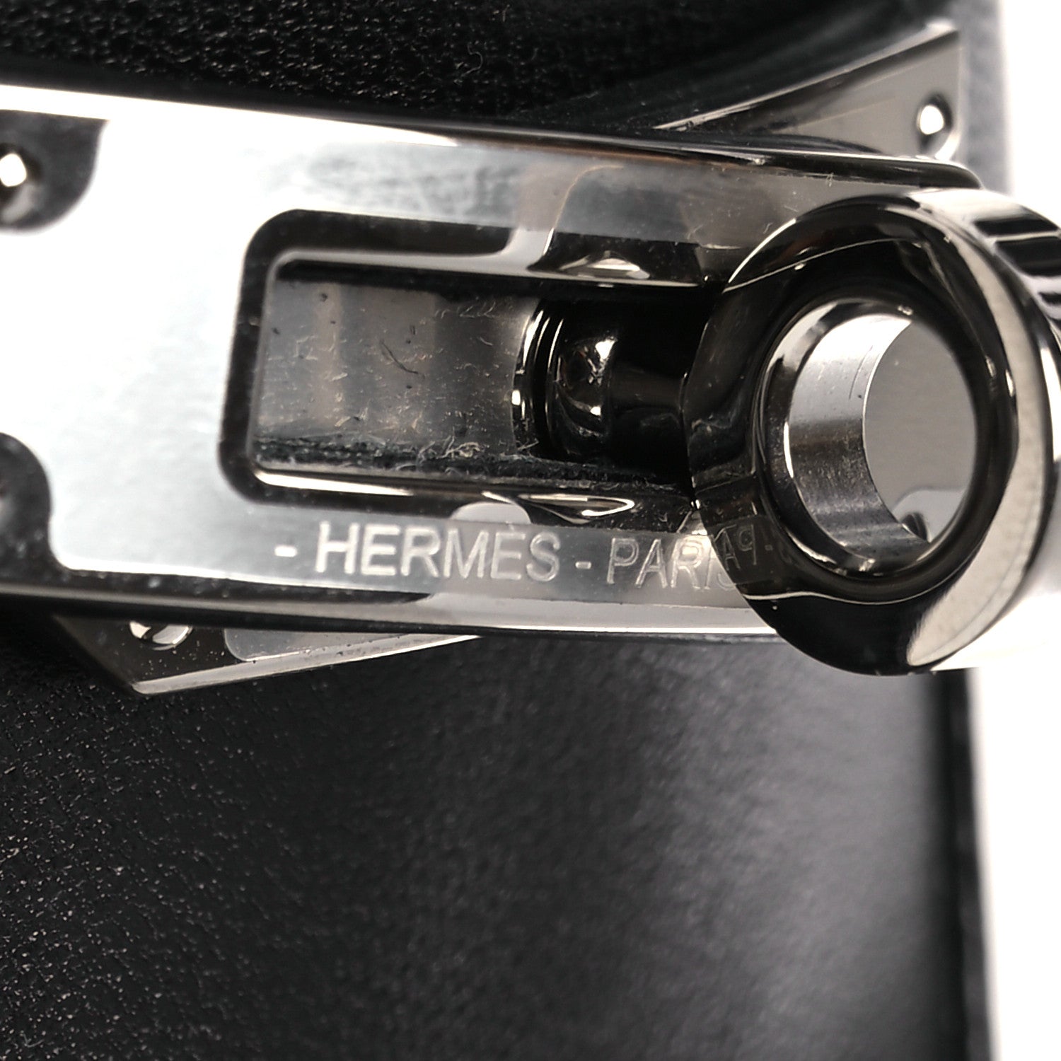 Hermes Goatskin Oz Mules 37.5 Black 12 of 12