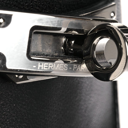 Hermes Goatskin Oz Mules 37.5 Black 12 of 12