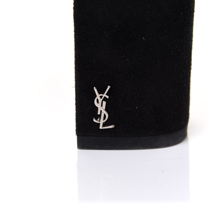 Saint Laurent Kid Scamosciato Babies 90 Pumps 40.5 Black 6 of 9