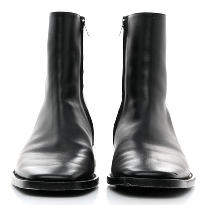 Balenciaga Calfskin Mens Soft Rim Ankle Booties 40.5 Black 2 of 9