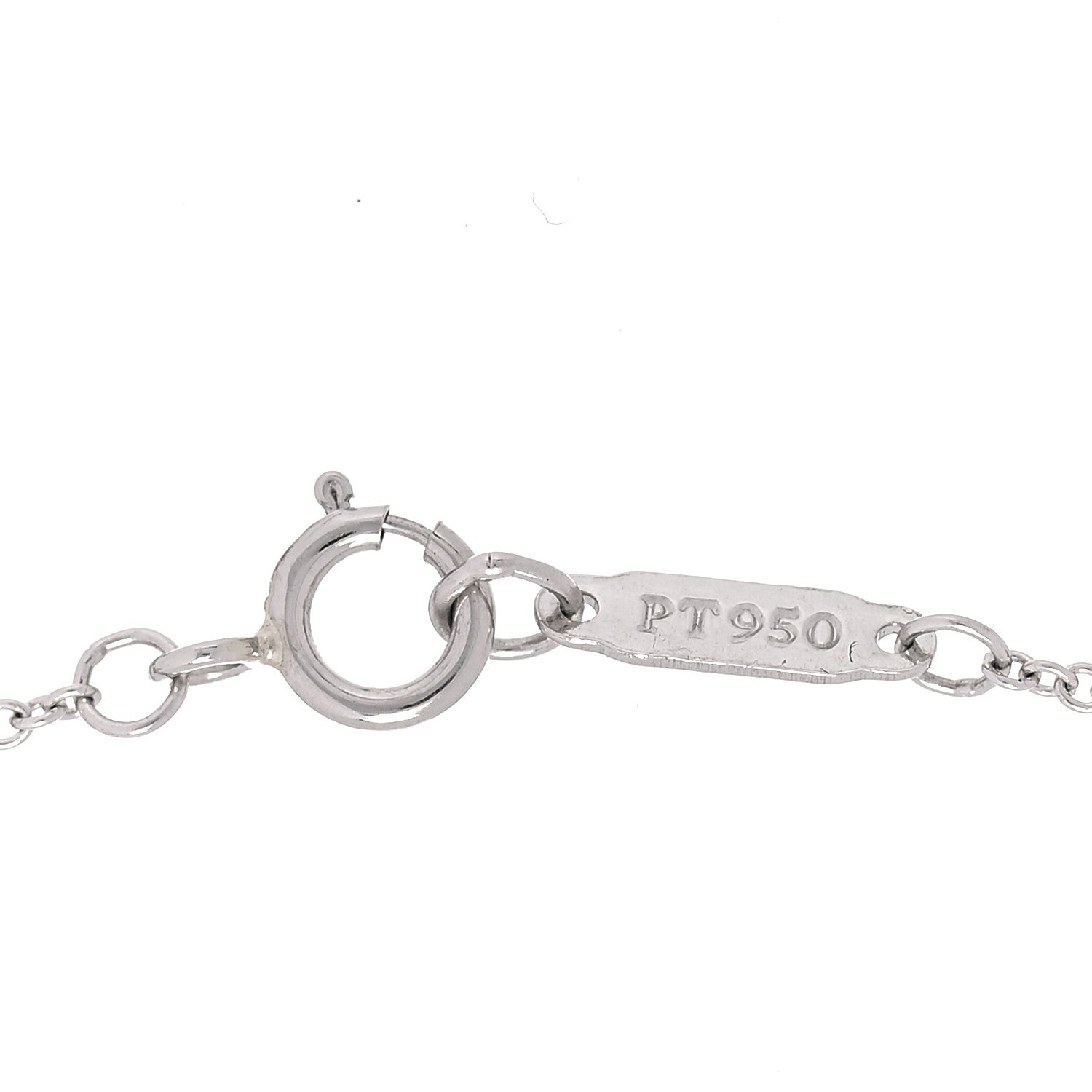 Tiffany Platinum Chain Necklace 18" 5 of 5