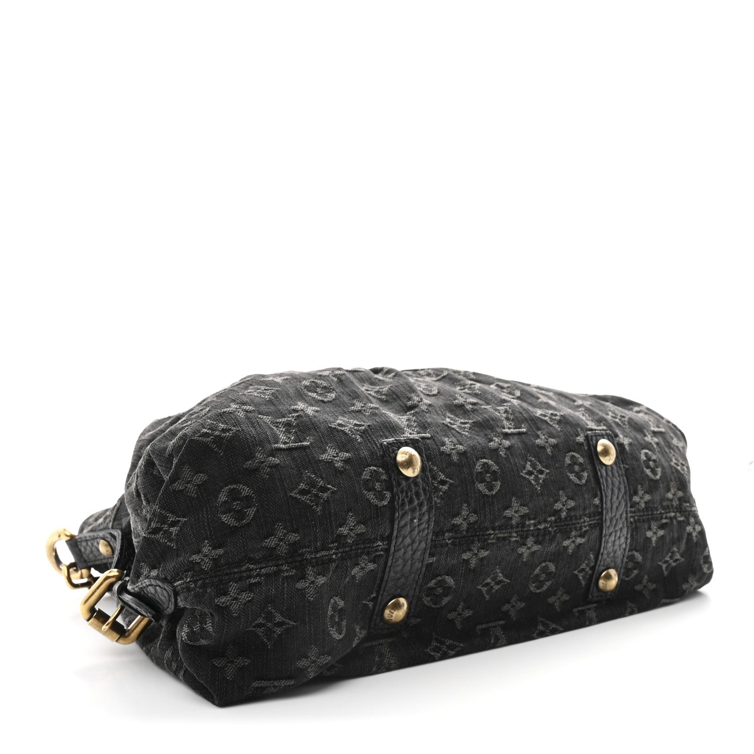 Louis Vuitton Denim Neo Cabby MM Black 4 of 9