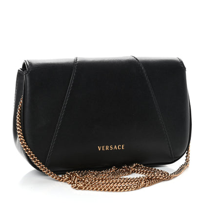 Versace Vitello Virtus Mini Chain Bag Black 2 of 4