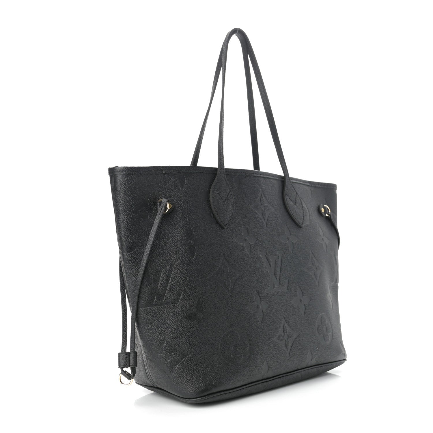 Louis Vuitton Empreinte Monogram Giant Neverfull MM Black 4 of 10