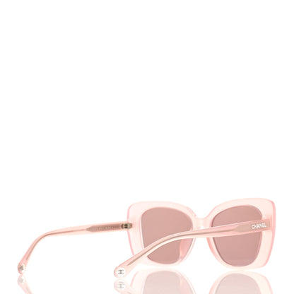 Chanel Acetate Square Sunglasses 5505 Light Pink 4 of 6