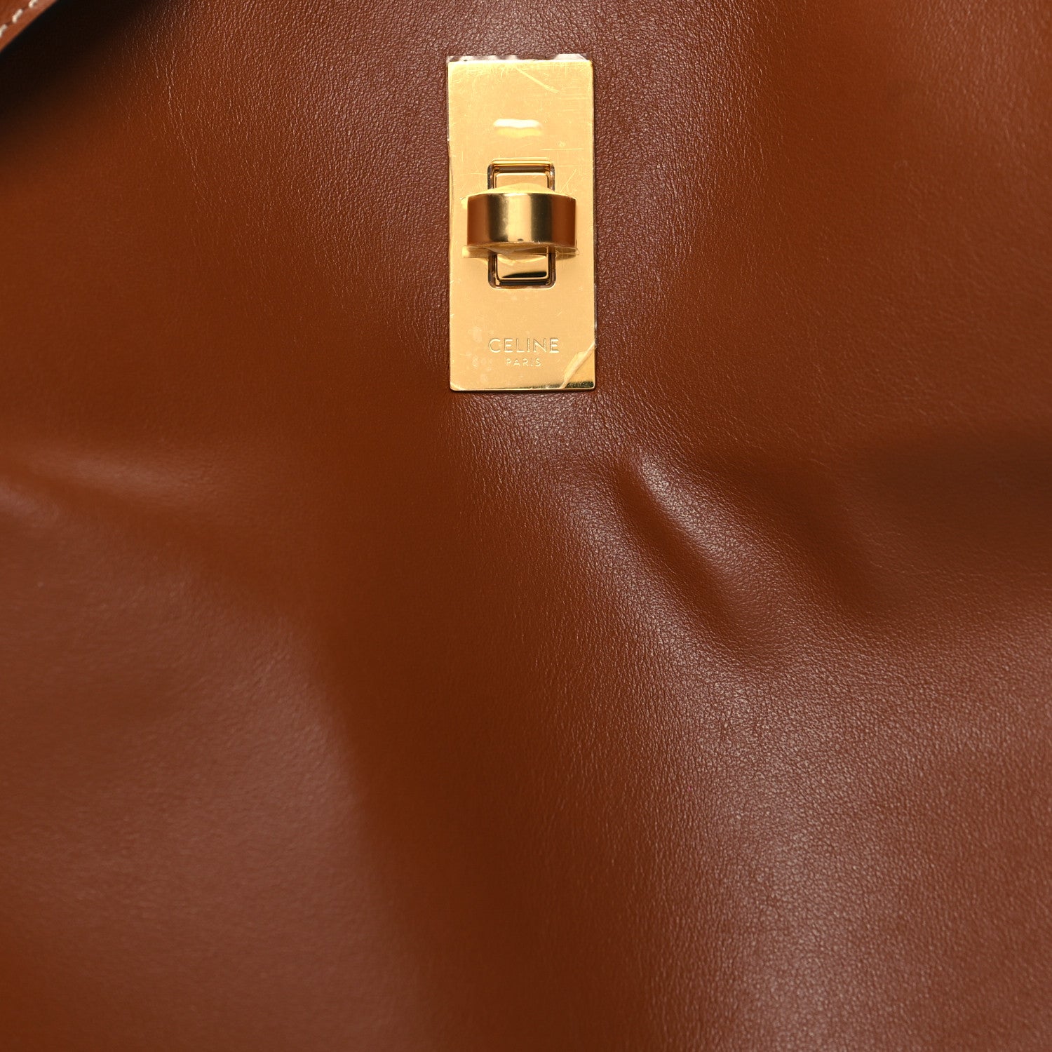 Celine Smooth Calfskin Bucket 16 Bag Tan 10 of 12
