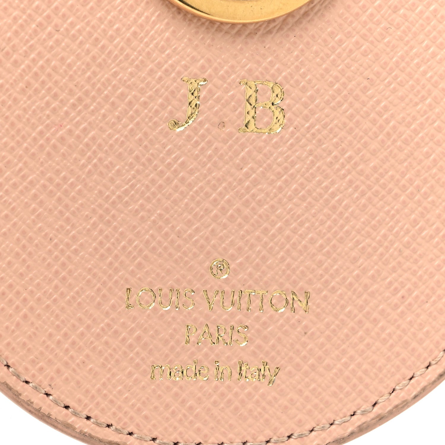 Louis Vuitton Damier Azur Tahitienne Bag Charm Key Ring 3 of 4