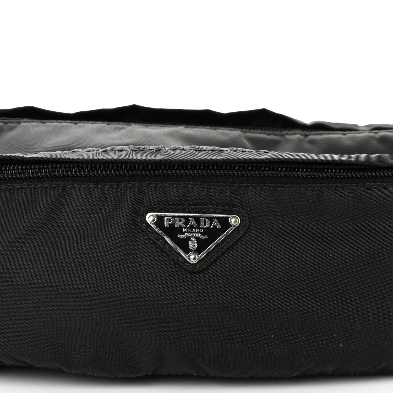 Prada Tessuto Nylon Montagna Belt Bag Black 7 of 9