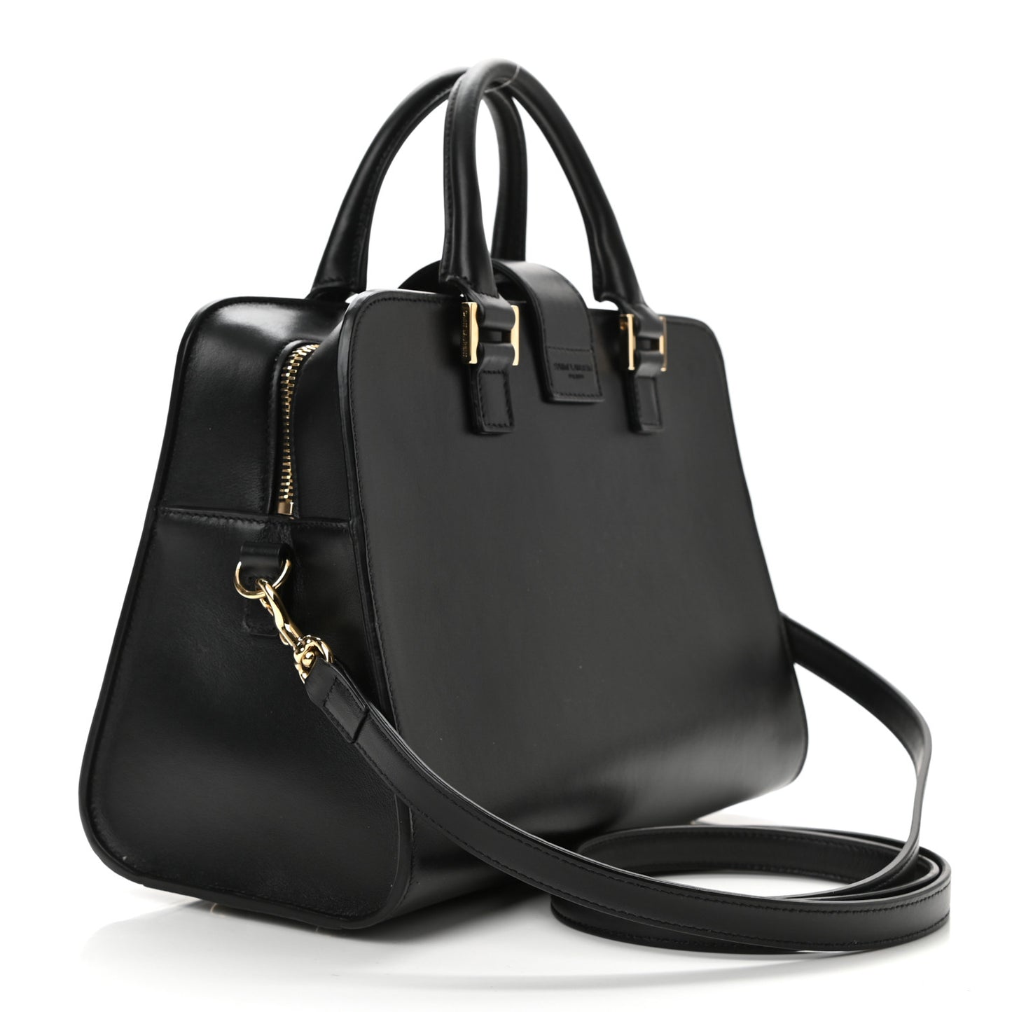 Calfskin Monogram Baby Cabas Black