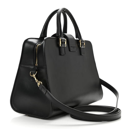 Saint Laurent Calfskin Monogram Baby Cabas Black 3 of 10