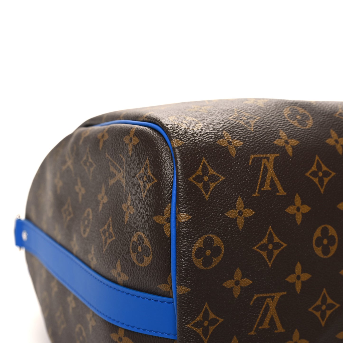 Monogram Macassar Keepall Bandouliere 50 Blue