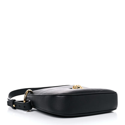 Versace Calfskin La Medusa Small Hobo Crossbody Black 4 of 9