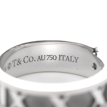 Tiffany 18K White Gold Diamond Atlas Ring 49 5 5 of 7